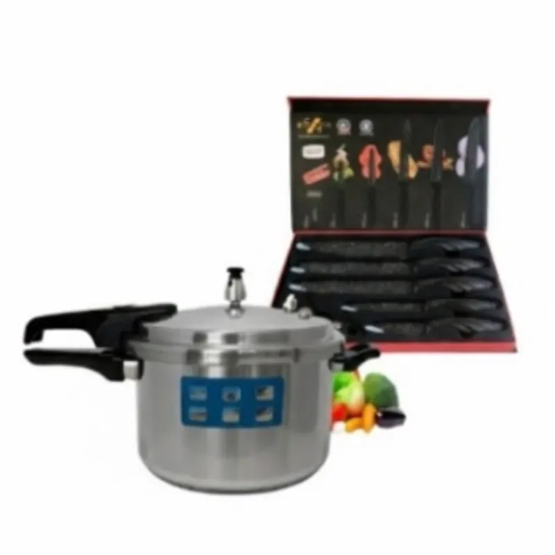 OLLA DE PRESION 5L + SET DE CUCHILLOS