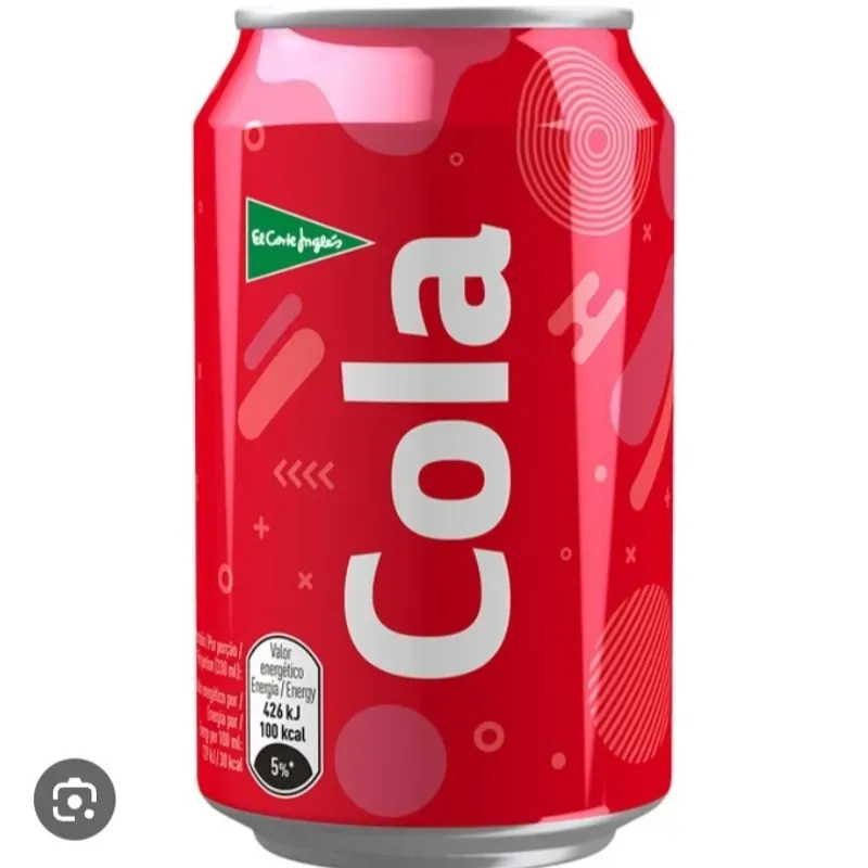 Refresco  cola de lata