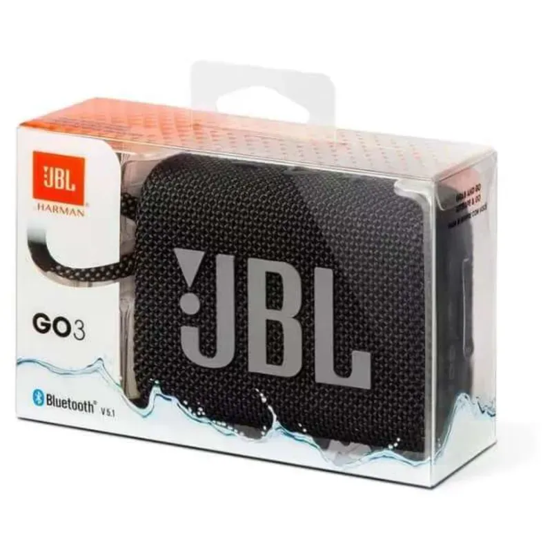 Bocina JBL GO 3 – Compacta, Potente y 100% Original 