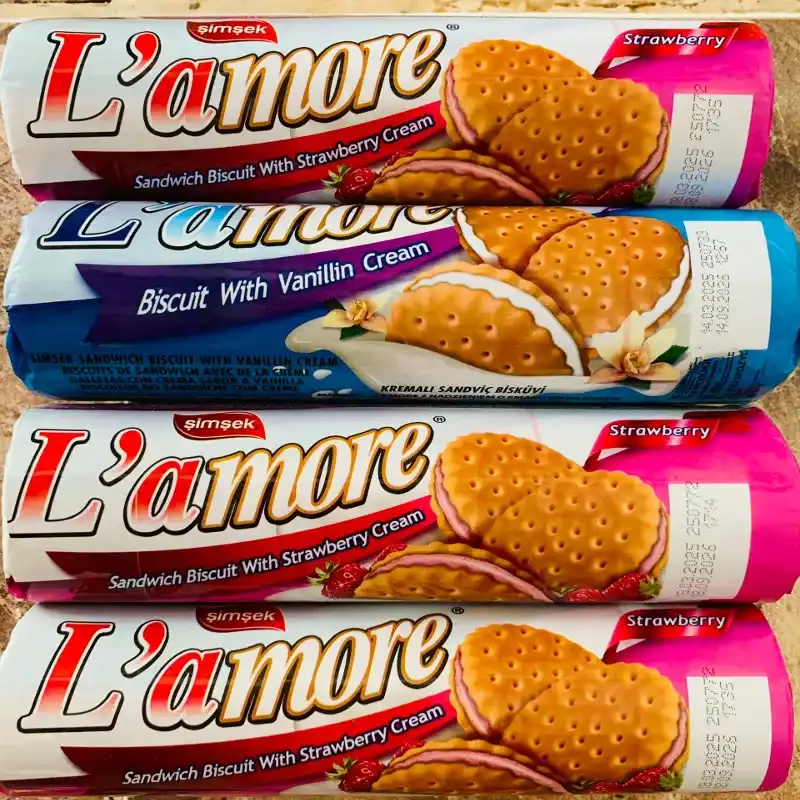 Galletas dulces rellenas bien grandes