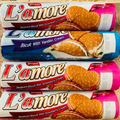 Galletas dulces rellenas bien grandes