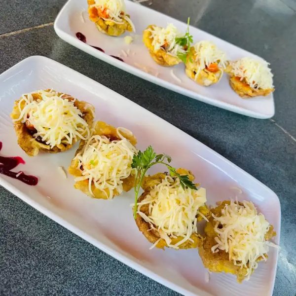 Chatinos rellenos con queso