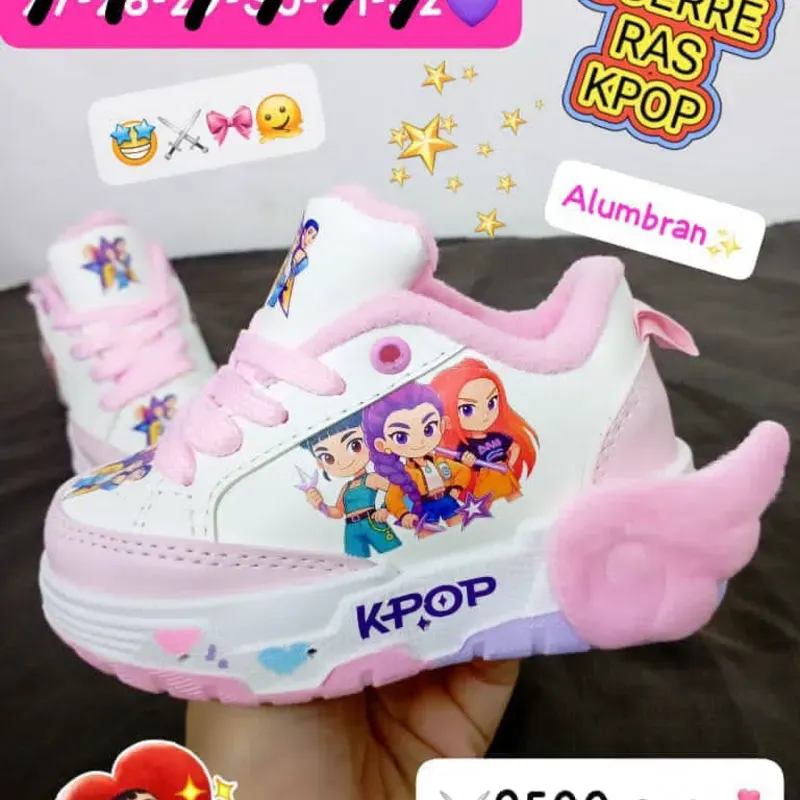 GUERRAS K-POP CORTE BAJO DETALLES ROSA Alumbran