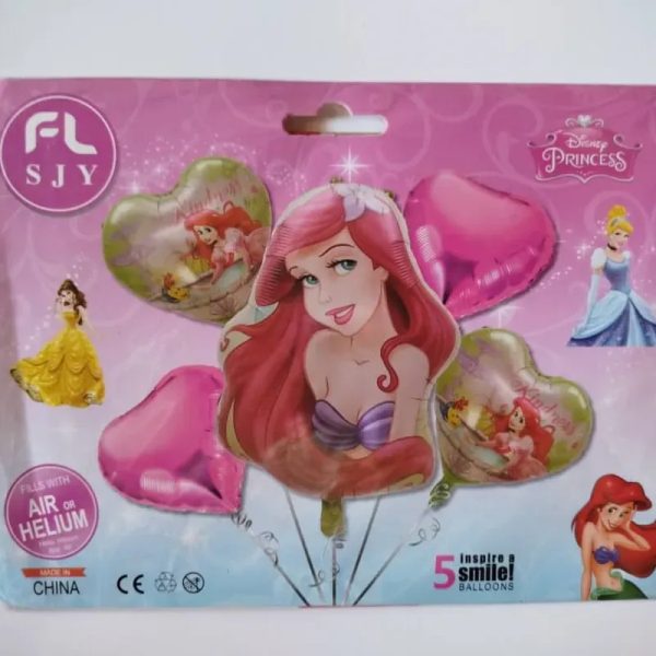 Set de globos de 5 piezas temáticos y de fiesta
