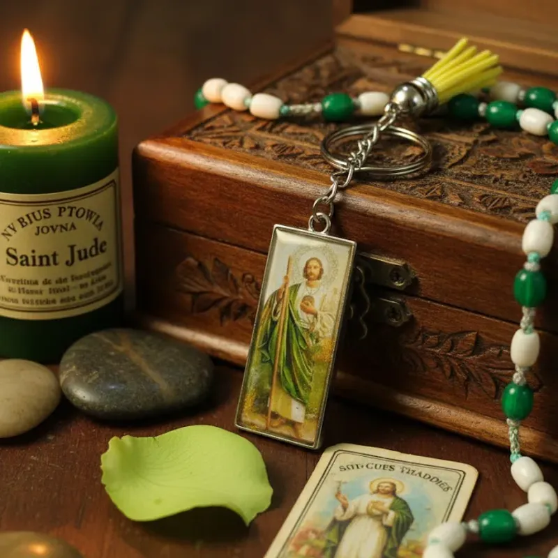 Llaveros y dijes religiosos