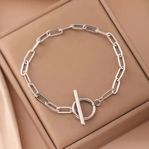 Pulsera cierre T artesanal