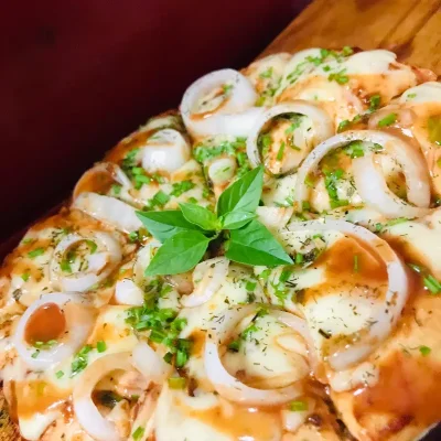 Pizza de cebolla