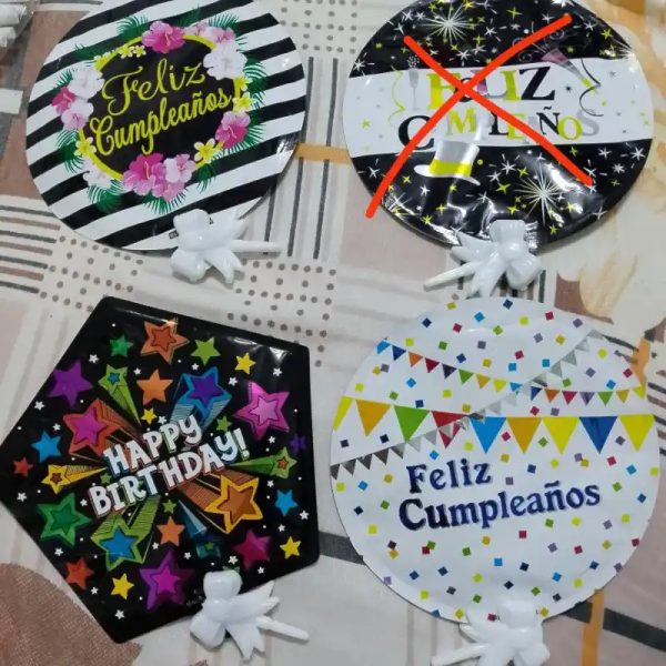 Globos pequeños