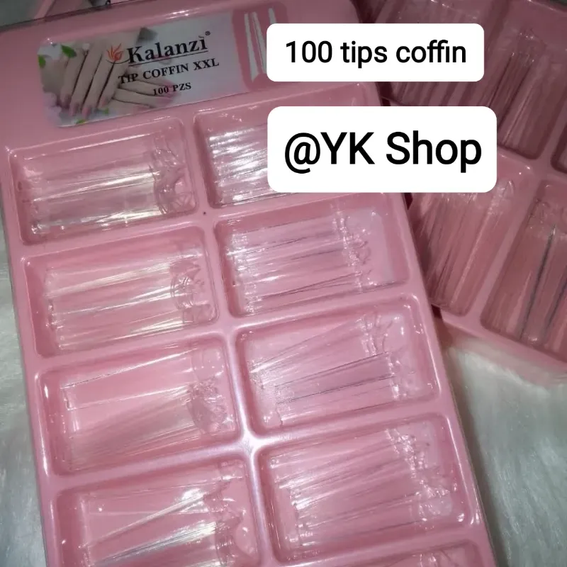 Caja de 100 Tips coffin xxl