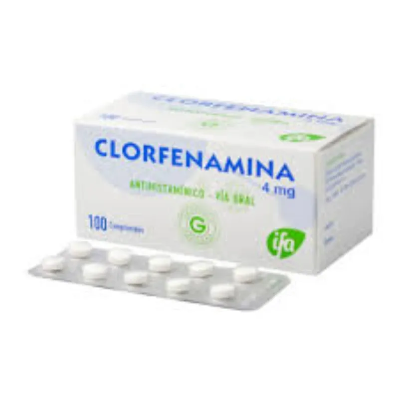 CLORFENAMINA 10TAB 4mg