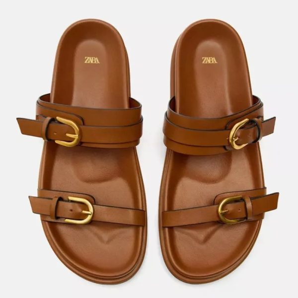 Sandalias Plana  Hebillas