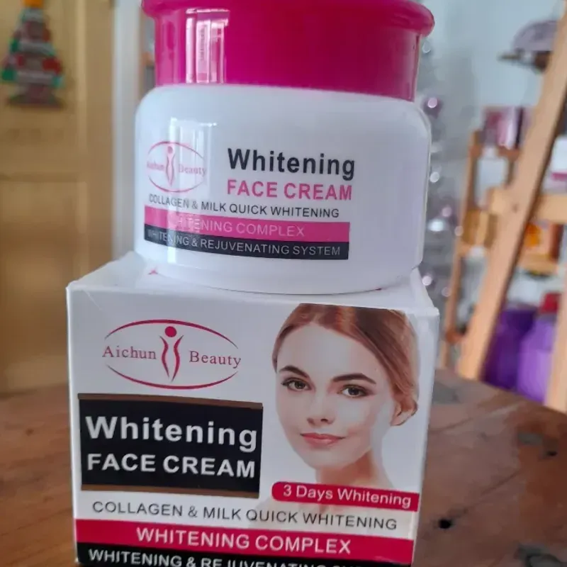 Crema blanqueadora y rejuvenecedora