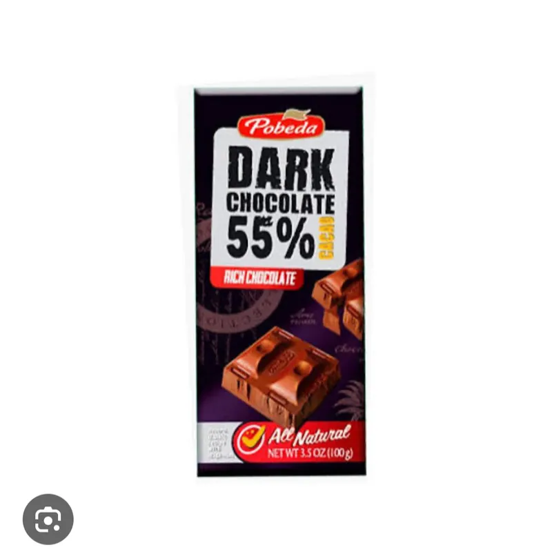 Tableta de Chocolate Negro 55%