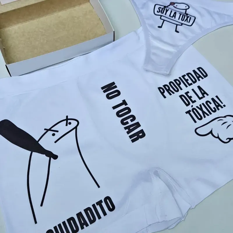 Caja de regalo con bóxer