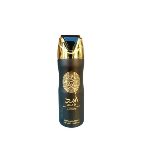 Asad Lattafa - Espray perfumado de 6.67 onzas líquidas (6.67 onzas líquidas) Body Deo Spray para hombres, fragancia árabe duradera