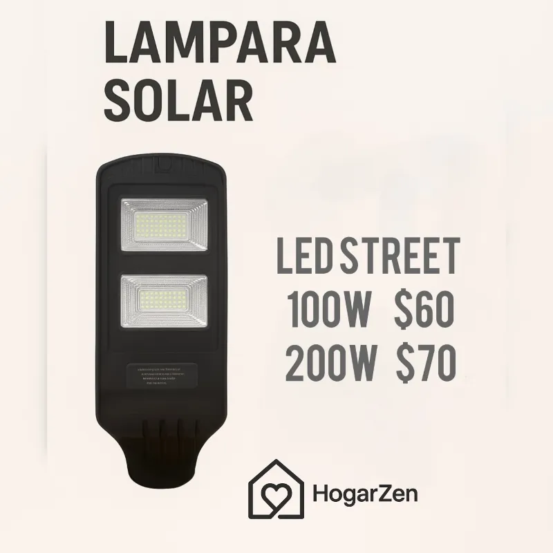 LÁMPARA SOLAR LED STREET