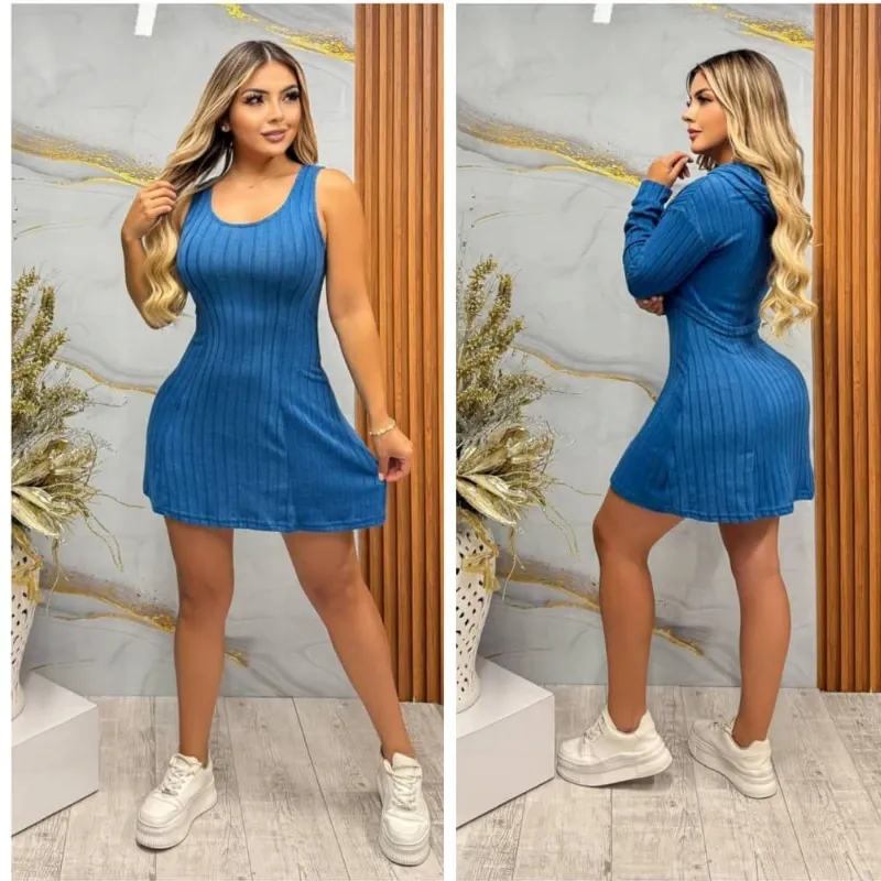 Conjunto de vestido y abrigo