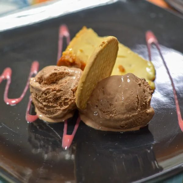 Flan y Helado