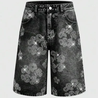 Shorts Mezclilla de brillo