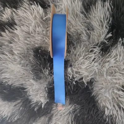 Cinta de satín 2,5cm azul oscuro