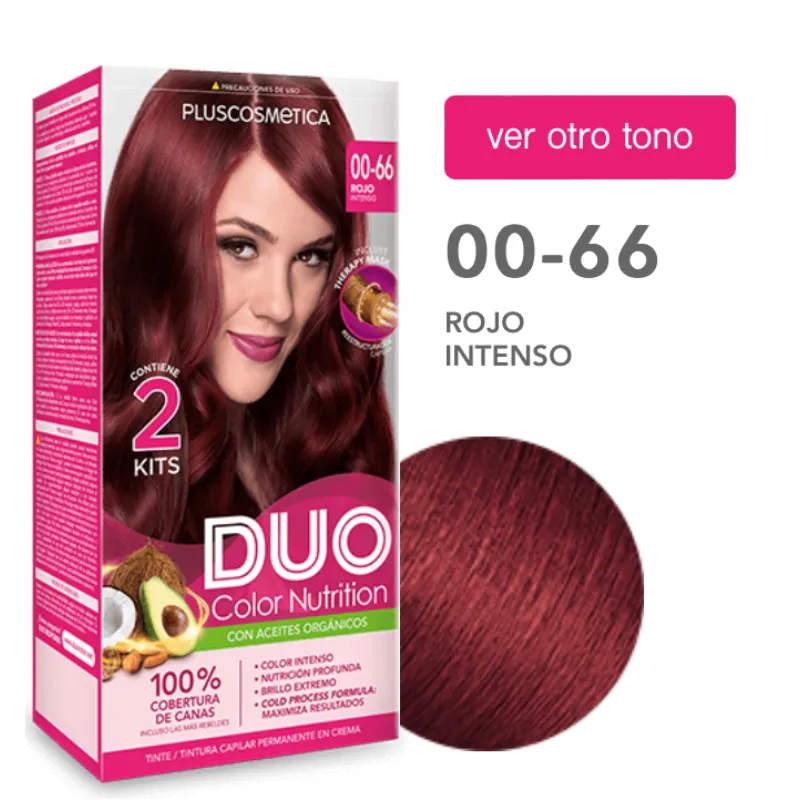 Tinte Duo 00-66 Rojo Intenso