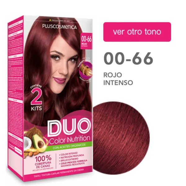 Tinte Duo 00-66 Rojo Intenso