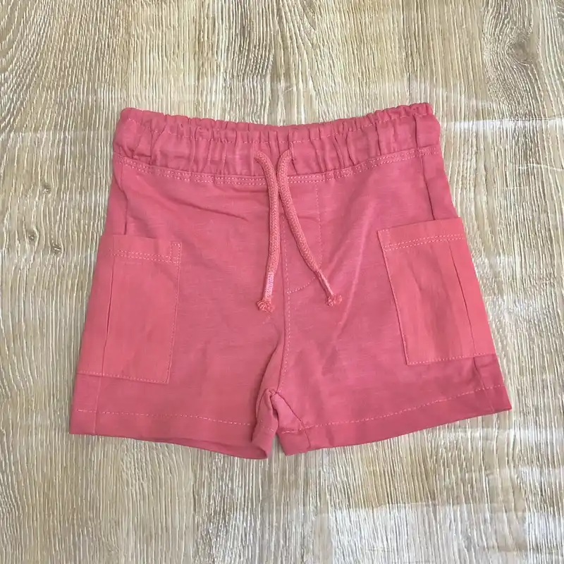 Short Mango color salmón