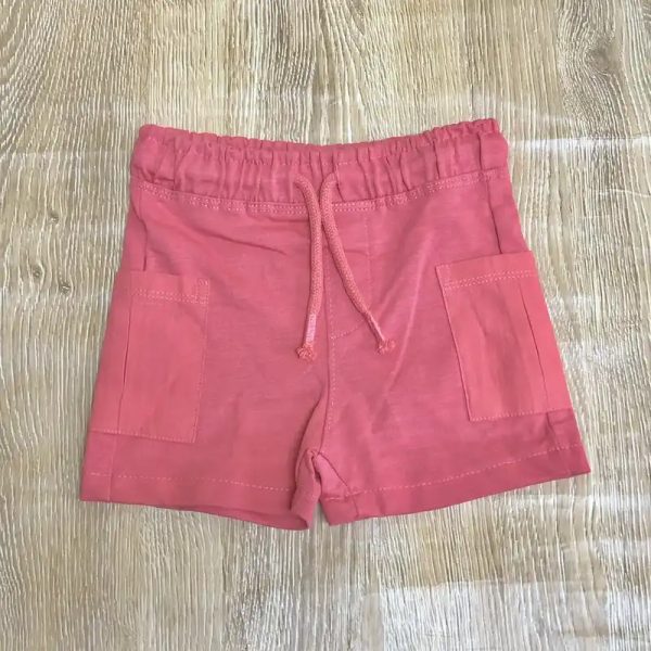 Short Mango color salmón