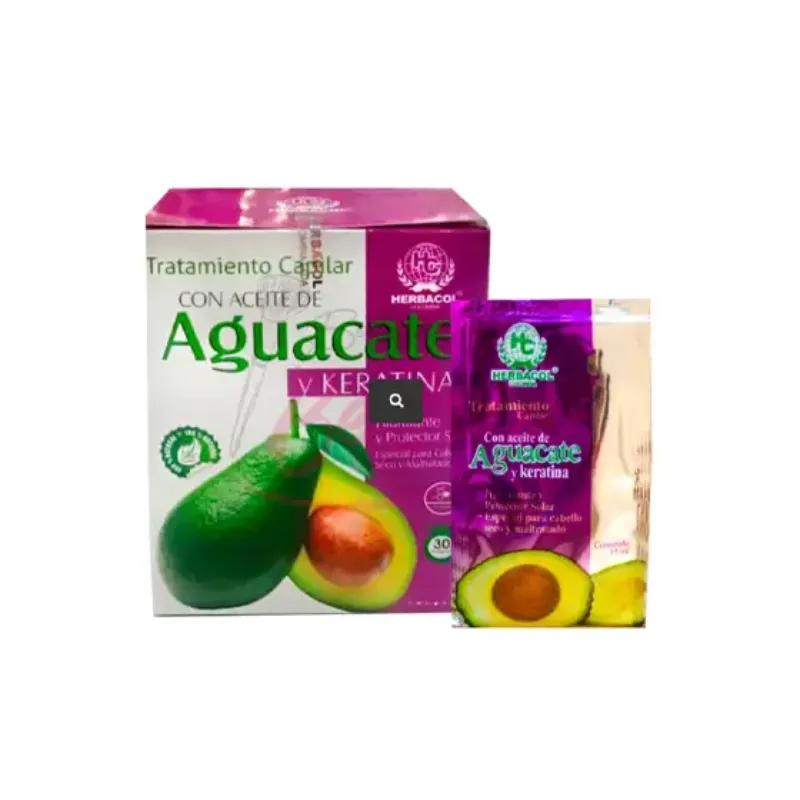 Tratamiento con aguacate y keratina