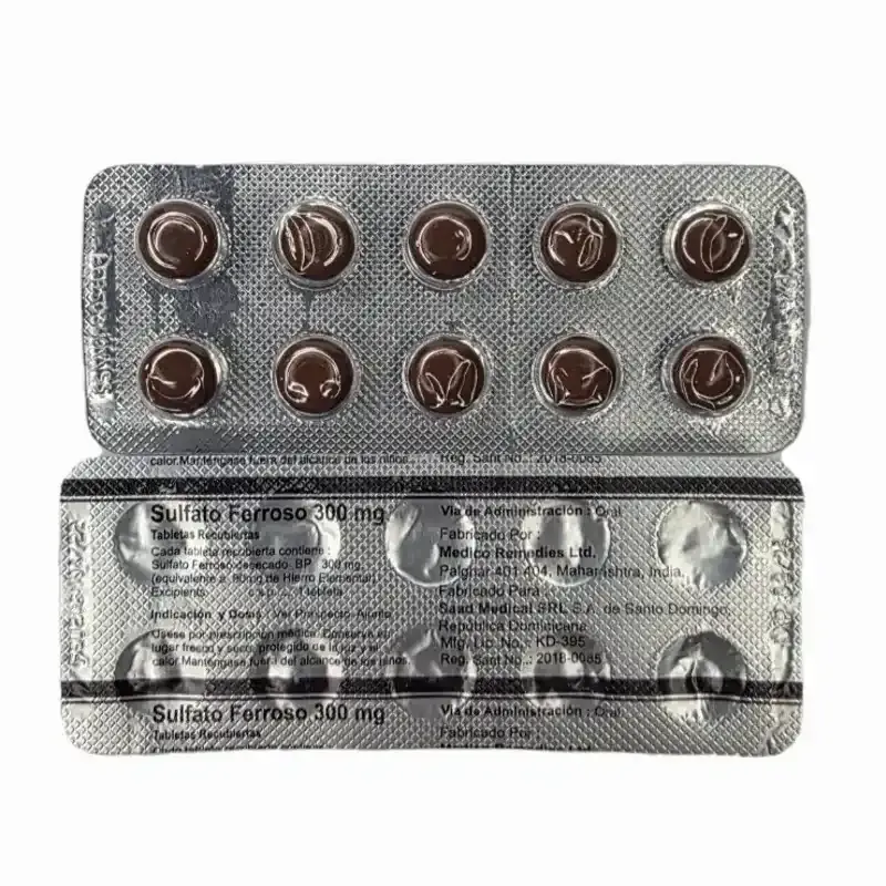 Fumarato Ferroso( 300mg 10t)