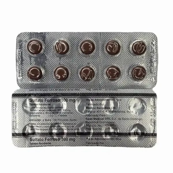 Fumarato Ferroso( 300mg 10t)