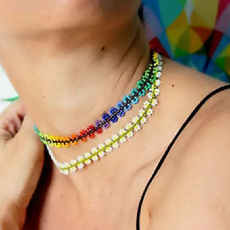 Collares de flores