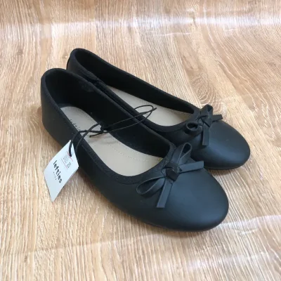Ballerinas con lazo color negro