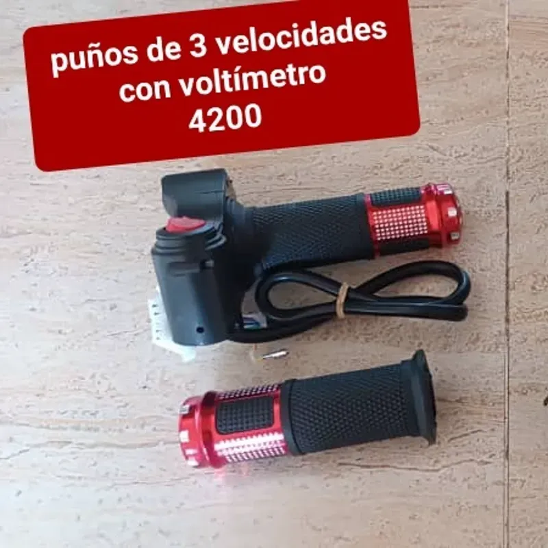 PUÑOS CON VOLTIMETRO