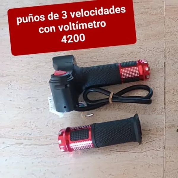 PUÑOS CON VOLTIMETRO