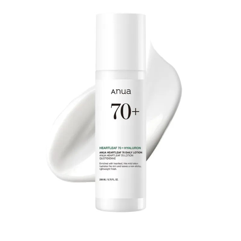 Loción diaria hidratante facial con ácido hialuronico para pieles sensibles