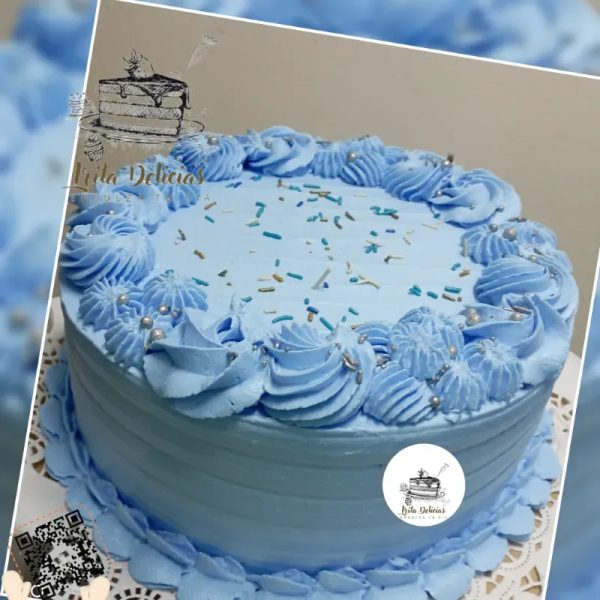 Torta de Crema Chantilly (Nata) de 21cm