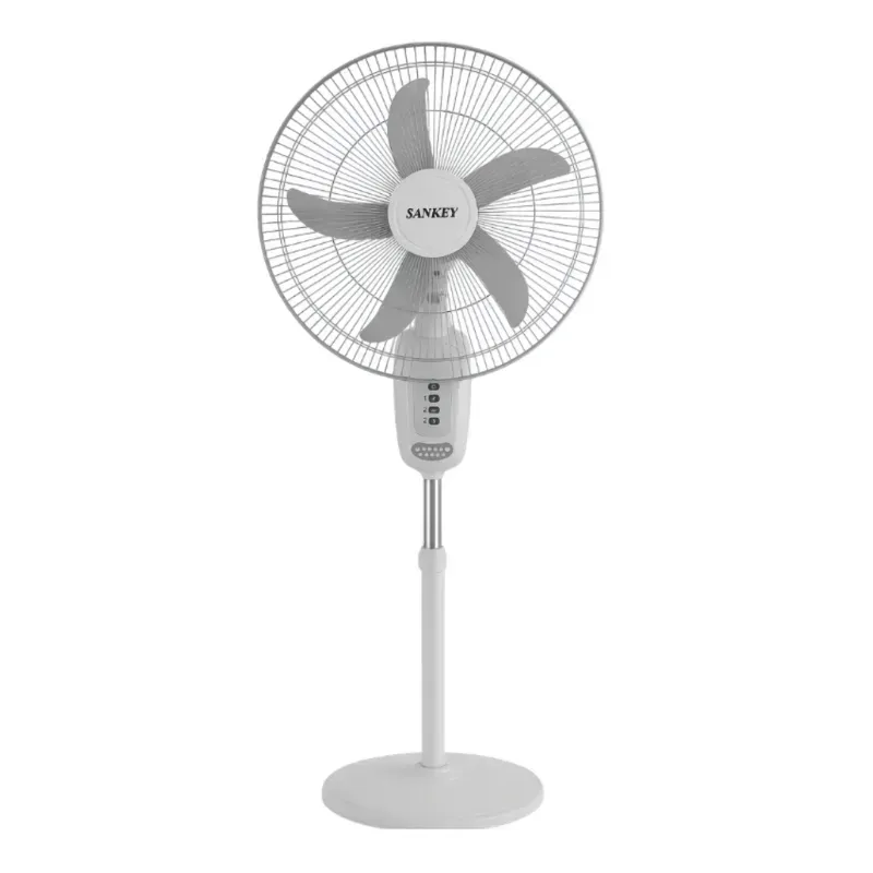 VENTILADOR RECARGABLE DE PEDESTAL 16" SANKEY (ANG)