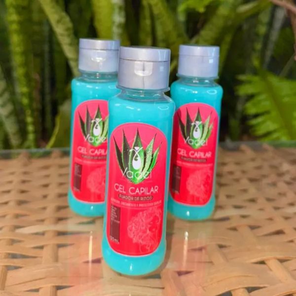 Gel Capilar de Aloe Vera, Romero, Proteína de Seda y Aceite de Ricino