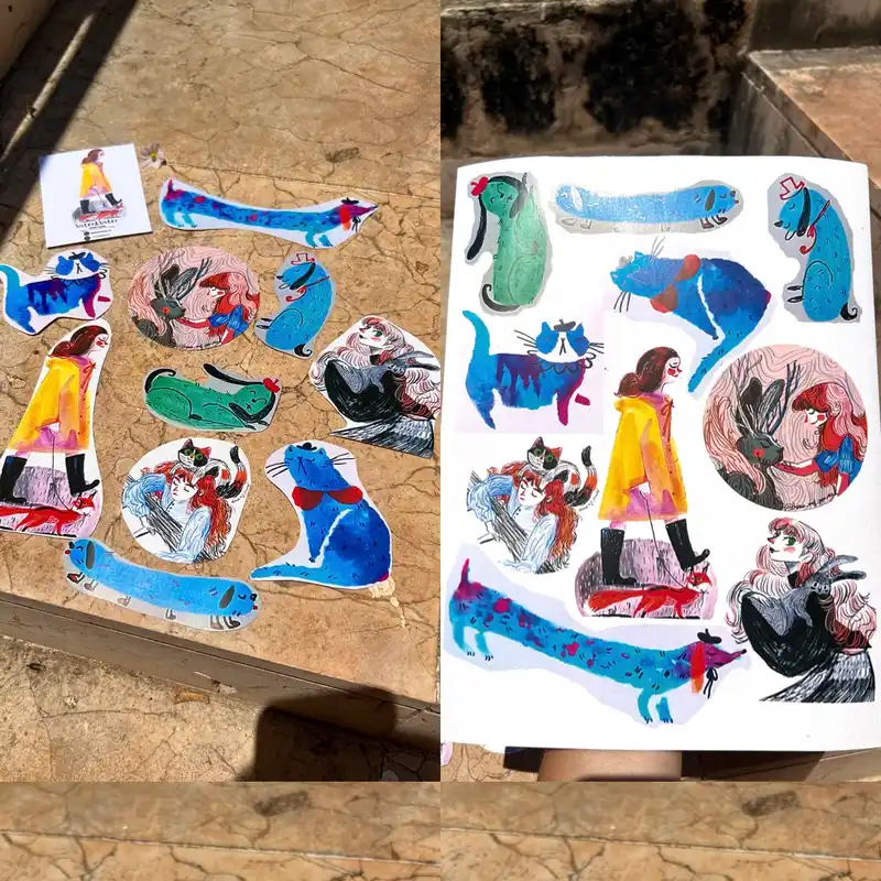 Stikers versión animalitos