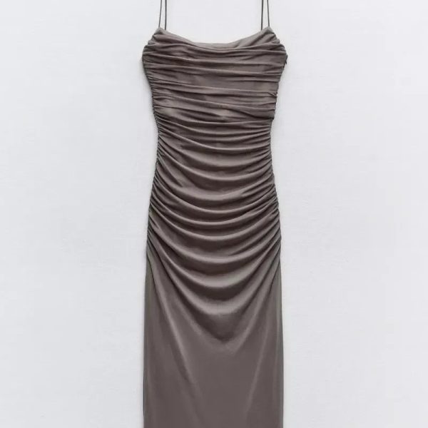 VESTIDO TUL DRAPEADO