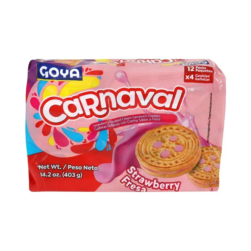 Galletas Carnaval Fresa c/u