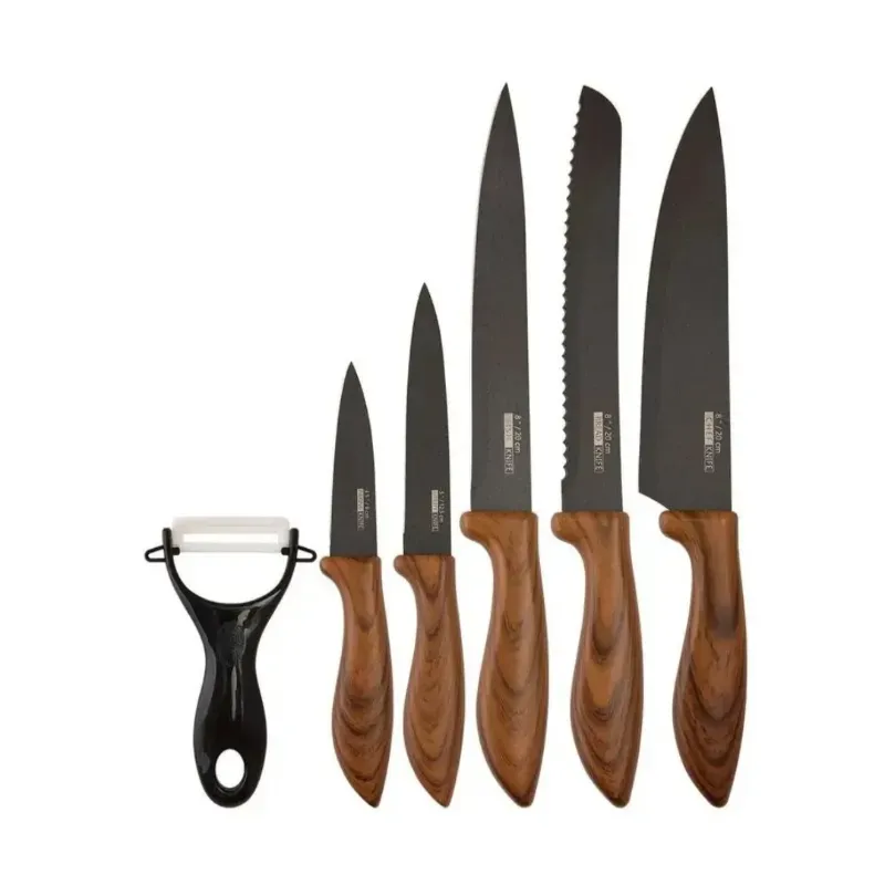 Set de cuchillos con pelador