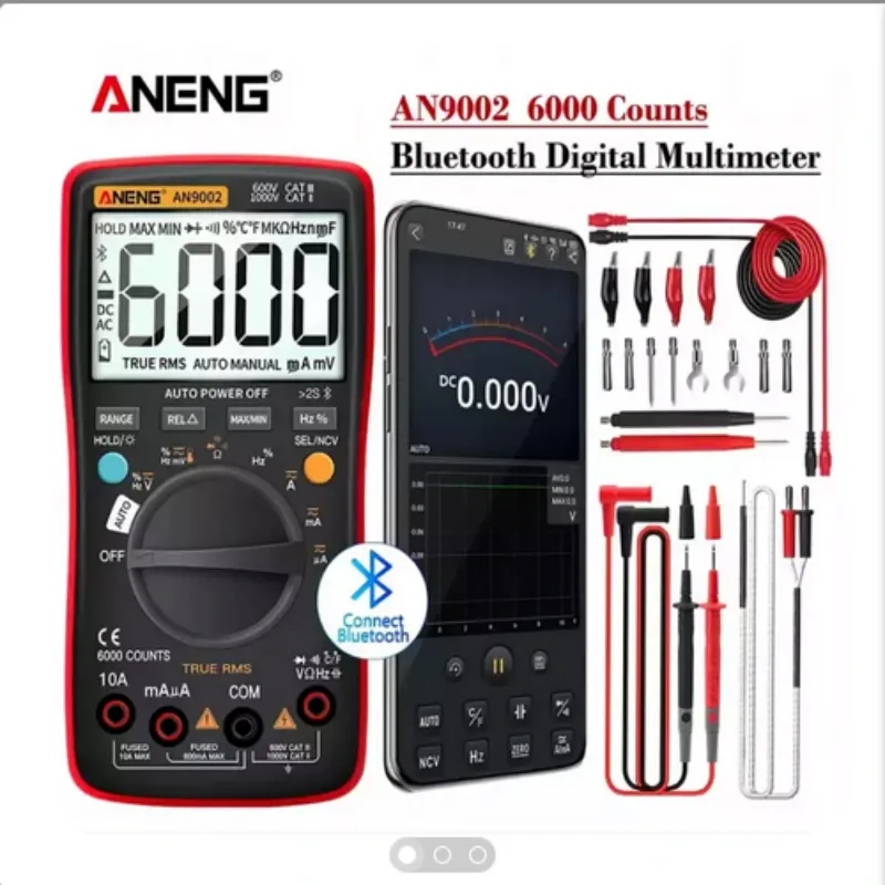 Multímetro Bluetooth ANENG-AN9002