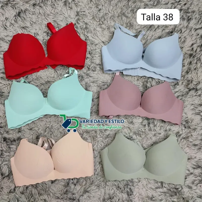 Sujetador de silicona