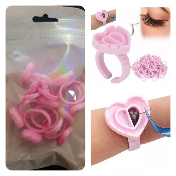 Anillos para pega de pestaña