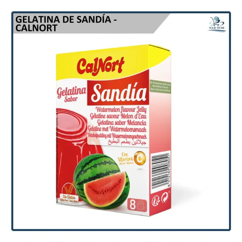 Gelatina Sandía - CalNort (170g)