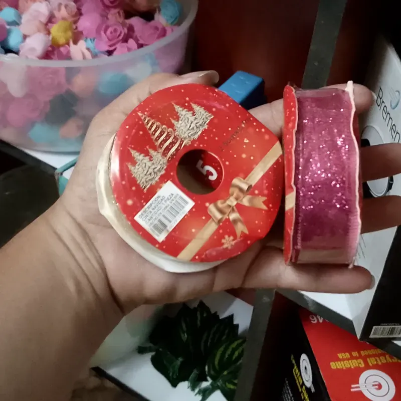 Rollo cinta rosa 2.5cmx2.7m