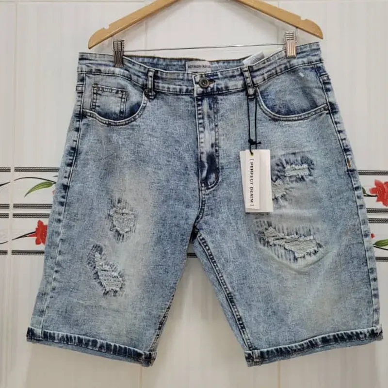 Bermuda de mezclilla