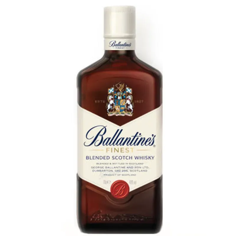 BOTELLA DE BALLANTINES WHISKEY 